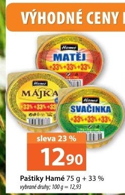 Paštiky Hamé