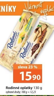 Oplatky Rodinné Sedita
