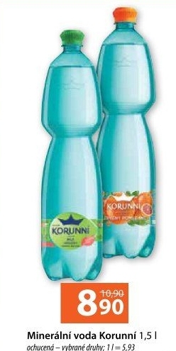 Voda ochucená Korunní