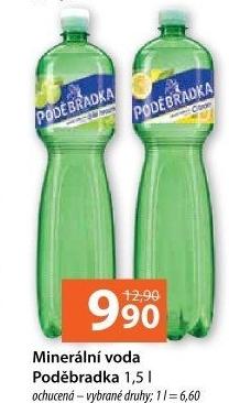 Ochucená voda Poděbradka