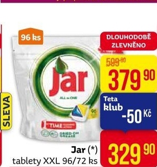Kapsle do myčky Jar