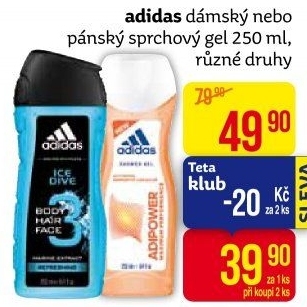 Sprchový gel Adidas