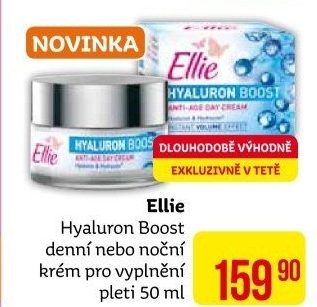 Omlazující pleťový krém Hyaluron Boost Ellie