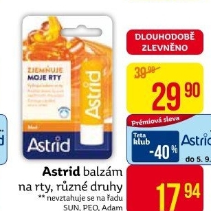 Balzám na rty Astrid