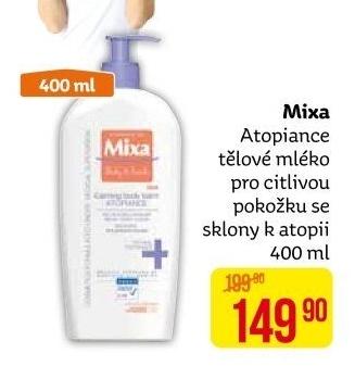 Tělové mléko Atopiance Mixa