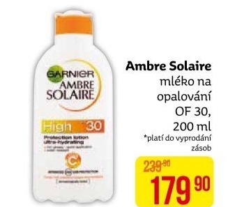 Mléko na opalování OF 30 Ambre Solaire Garnier