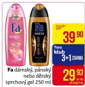 Sprchový gel Fa