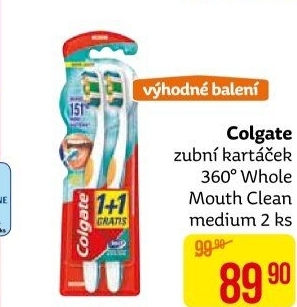 Kartáček na zuby 360° Colgate