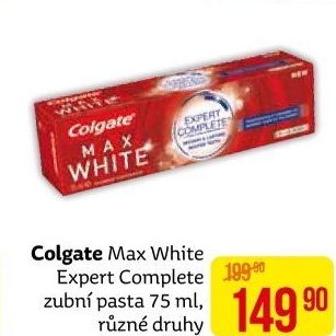 Pasta na zuby Max White Expert Complete Colgate