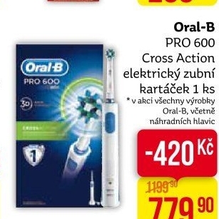 Elektrický kartáček Oral-B Pro 600 Cross Action
