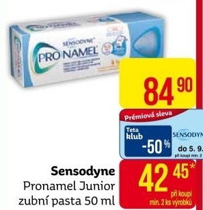 Pasta na zubyPronamel Junior Sensodyne