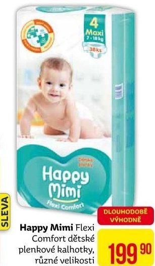 Pleny dětské Happy Mimi Flexi Comfort