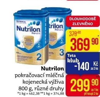 Kojenecké mléko Nutrilon