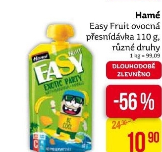 Ovocná kapsička EasyFruit Hamé