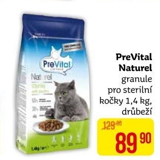 Granule pro kočky Naturel Prevital