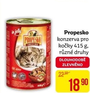 Konzerva pro kočky Propesko