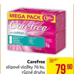 Vložky dámské slipové Carefree