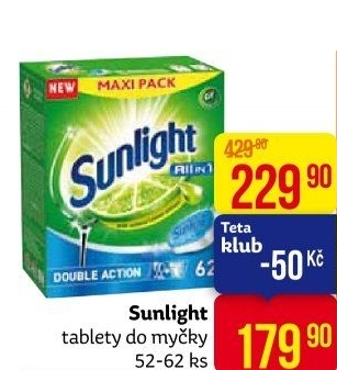 Tablety do myčky Sunlight