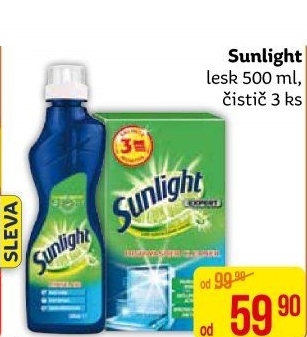 Leštidlo do myčky Sunlight