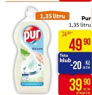 Prostředek na nádobí Pur