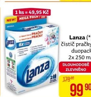 Čistič pračky Lanza