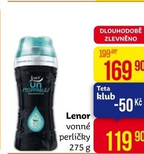 Vonné perličky do pračky Lenor UNstoppables