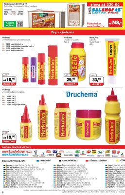 akční leták Barvy a laky drogerie 7.8.2018-25.8.2018