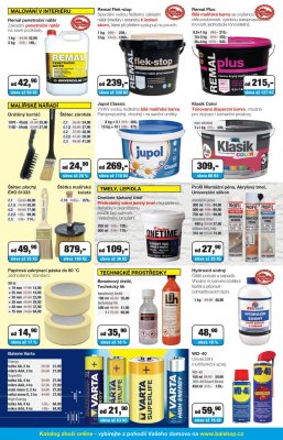 akční leták Barvy a laky drogerie 7.8.2018-25.8.2018