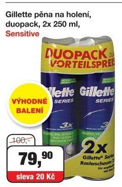 GILLETTE SENSITIVE GEL