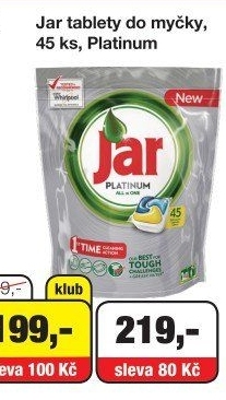 JAR TABLETY DO MYČKY