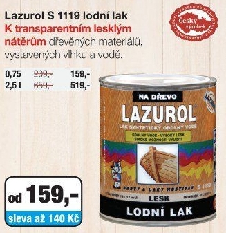LAZUROL LODNÍ
