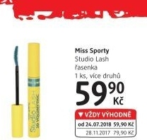 Řasenka Studio Lash Miss Sporty