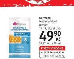 Maska pleťová textilní Dermacol