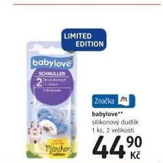 Dudlík silikonový Babylove