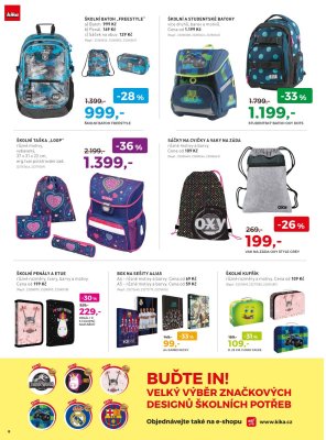 akční leták Kika nábytek 9.8.2018-16.9.2018