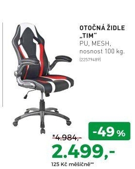 OTOČNÁ STOLIČKA „TIM“