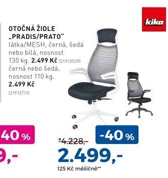 OTOČNÁ STOLIČKA „PRADIS/PRATO“