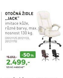 OTOČNÁ STOLIČKA „JACK“