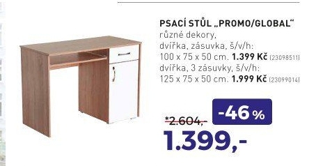 PÍSACÍ STOL“PROMO/GLOBAL“