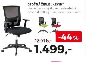 OTOČNÁ STOLIČKA „KEVIN“