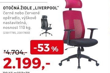 OTOČNÁ STOLIČKA“ LIVERPOOL“