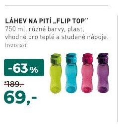 FĽAŠA NA PITIE „FLIP TOP“