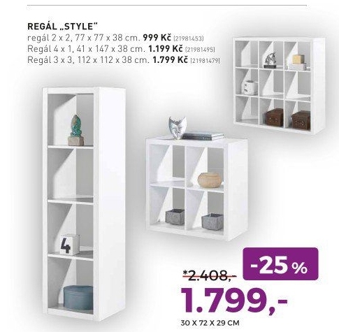 REGÁLY „STYLE“