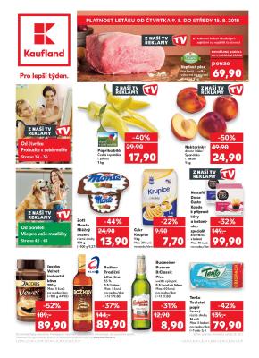 akční leták Kaufland 16.8.2018-22.8.2018