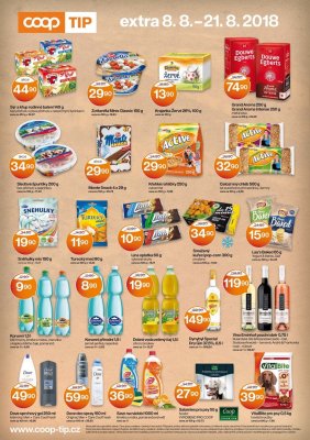 akční leták COOP 8.8.2018-21.8.2018