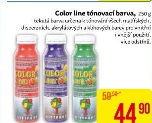 Malířská tónovací barva Color Line Kittfort