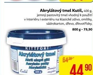 Akrylový tmel Kutil Kittfort