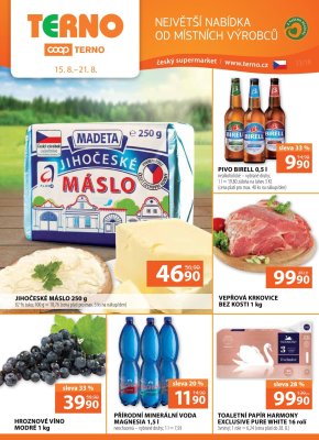 akční leták COOP 15.8.2018-21.8.2018