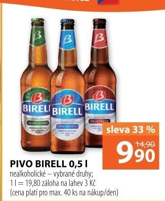 Nealkoholické pivo Birell