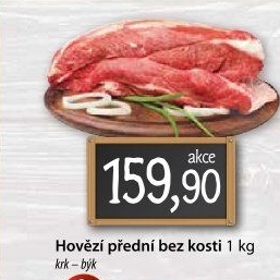 Hovězí přední bez kosti - krk